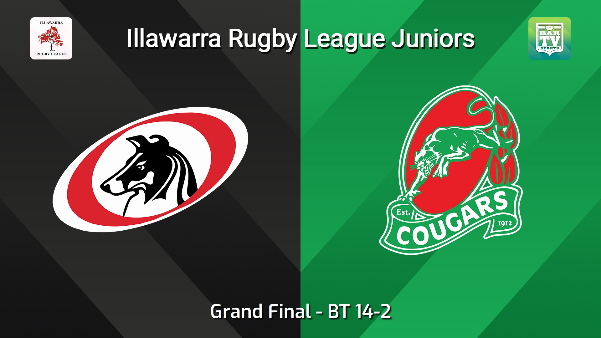 260823-video-Illawarra Rugby League Juniors Grand Final - BT 14-2 - Collegians v Corrimal Cougars Slate Image