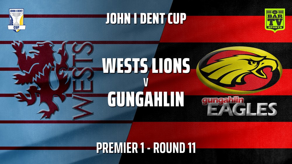 MINI GAME: John I Dent (ACT) Round 11 - Premier 1 - Wests Lions v Gungahlin Eagles Slate Image