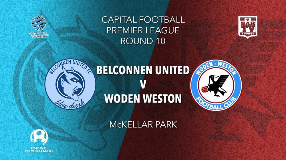 NPL Youth - Capital Round 10 - Belconnen United FC U20 v Woden Weston FC U20 Slate Image