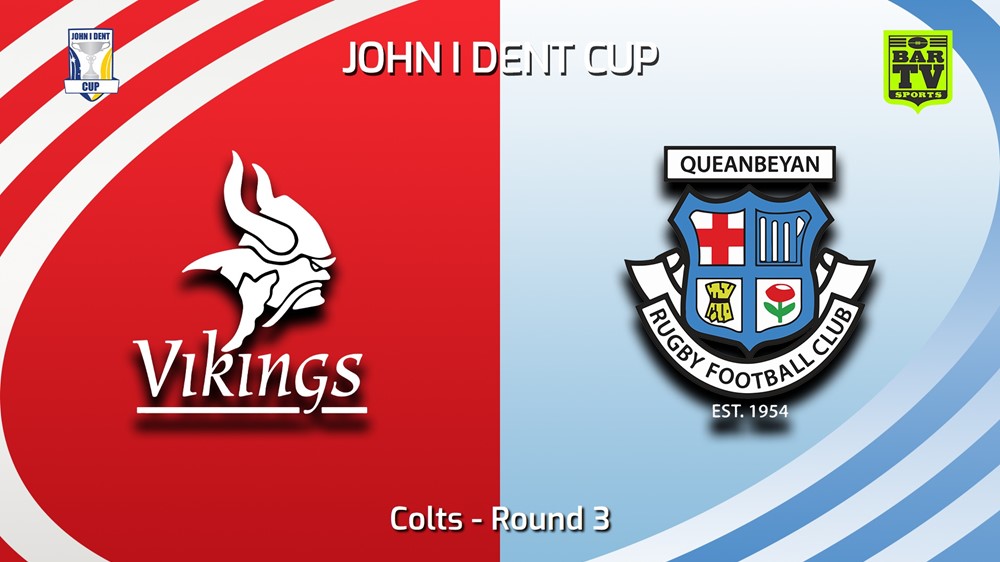 240420-video-John I Dent (ACT) Round 3 - Colts - Tuggeranong Vikings v Queanbeyan Whites Minigame Slate Image