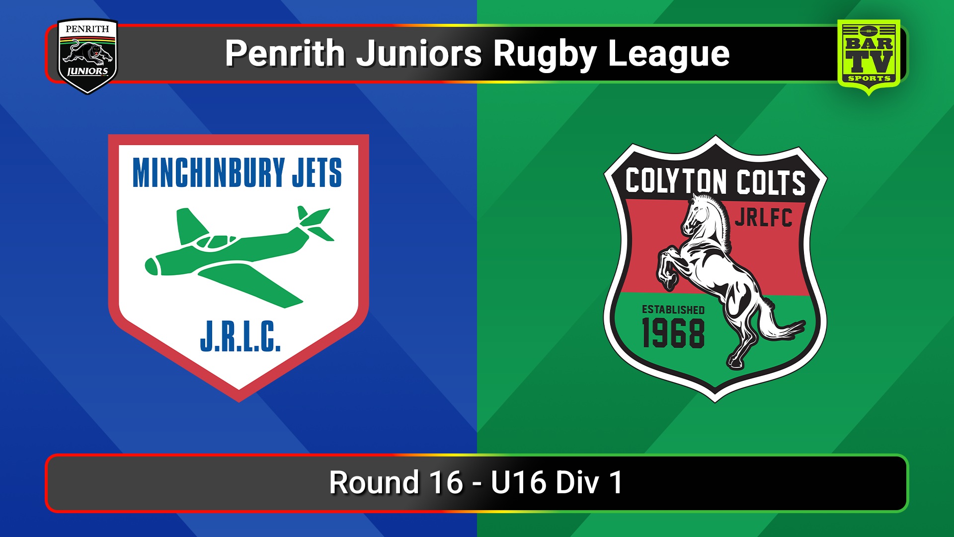 250809-video-Penrith & District Junior Rugby League Round 16 - U16 Div 1 - Minchinbury v Colyton Slate Image