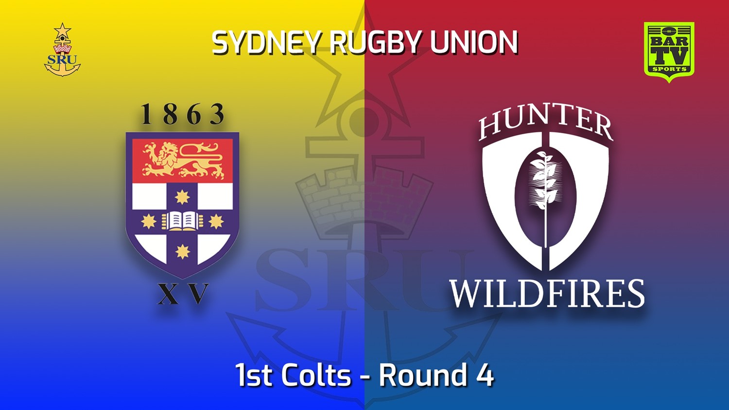 220423-Sydney Rugby Union Round 4 - 1st Colts - Sydney University v Hunter Wildfires Slate Image