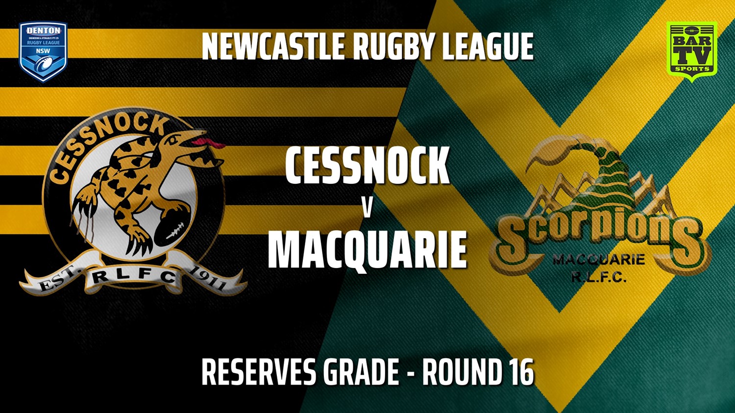 210724-Newcastle Round 16 - Reserves Grade - Cessnock Goannas v Macquarie Scorpions Slate Image
