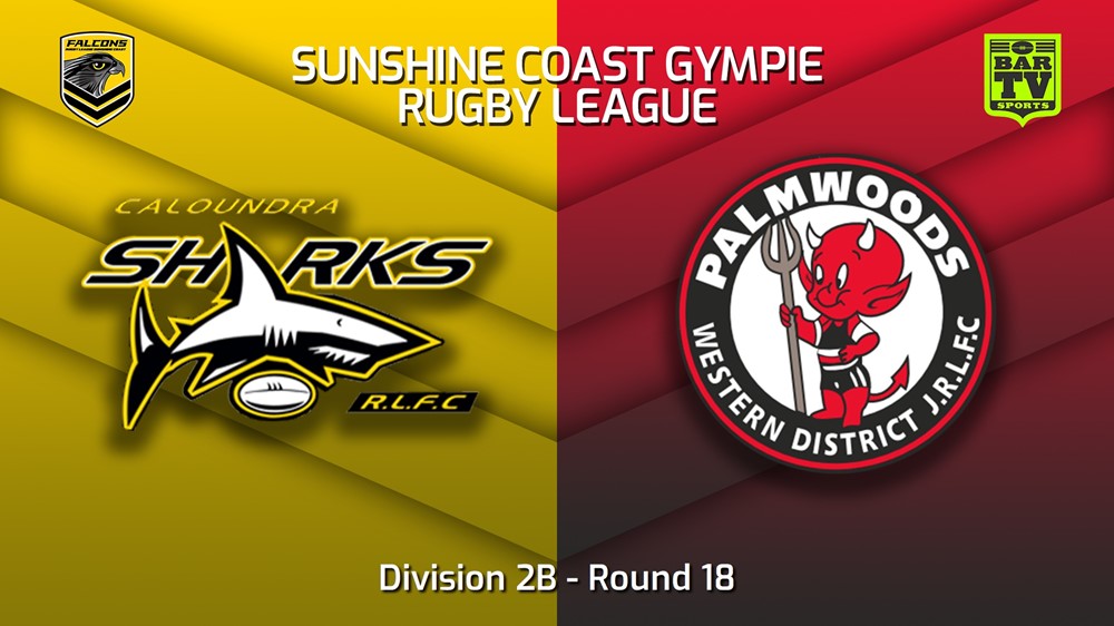 220820-Sunshine Coast RL Round 18 - Division 2B - Caloundra Sharks v Palmwoods Devils Slate Image