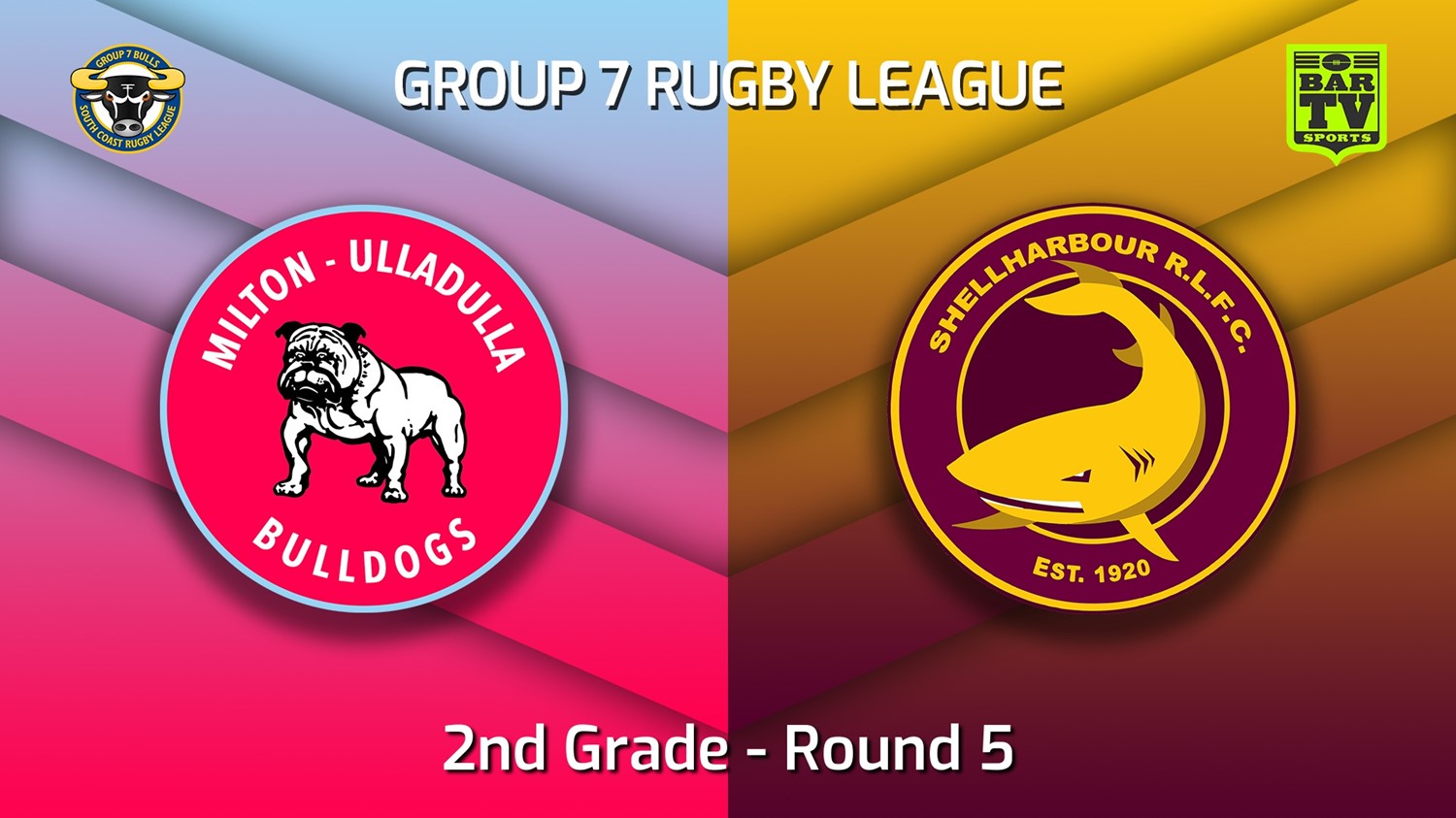 220611-South Coast Round 5 - 2nd Grade - Milton-Ulladulla Bulldogs v Shellharbour Sharks Slate Image