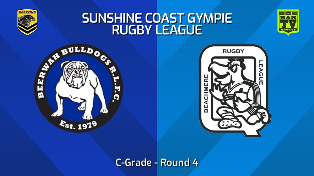 240427-video-Sunshine Coast RL Round 4 - C-Grade - Beerwah Bulldogs v Beachmere Pelicans Slate Image