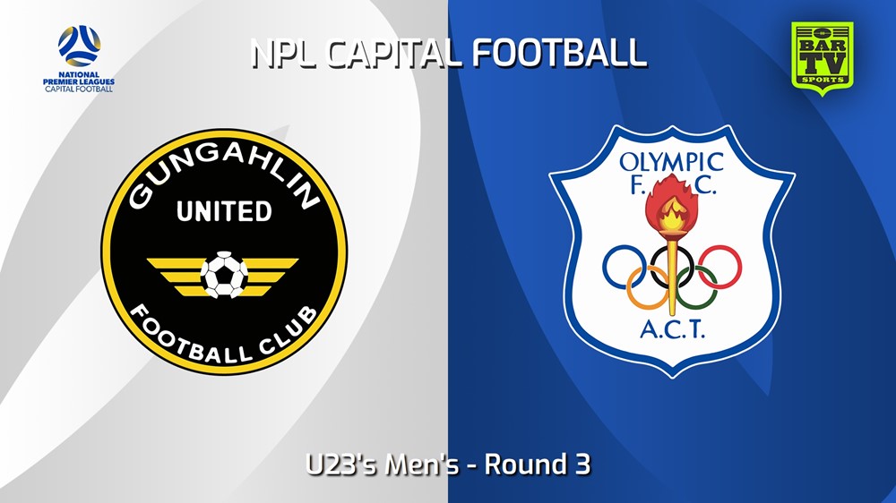 240421-video-Capital NPL U23 Round 3 - Gungahlin United U23 v Canberra Olympic U23 Slate Image