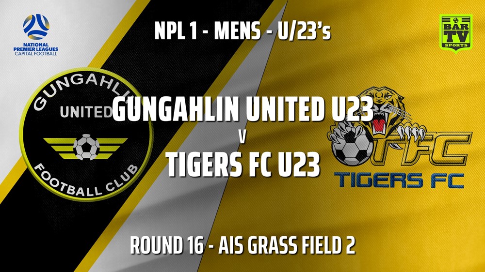 MINI GAME: Capital NPL U23 Round 16 - Gungahlin United U23 v Tigers FC U23 Slate Image