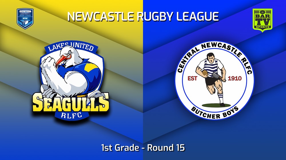 230708-Newcastle RL Round 15 - 1st Grade - Lakes United Seagulls v Central Newcastle Butcher Boys Slate Image