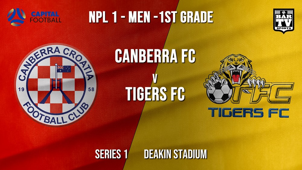 NPL - CAPITAL Series 1 - Canberra FC v Tigers FC Slate Image
