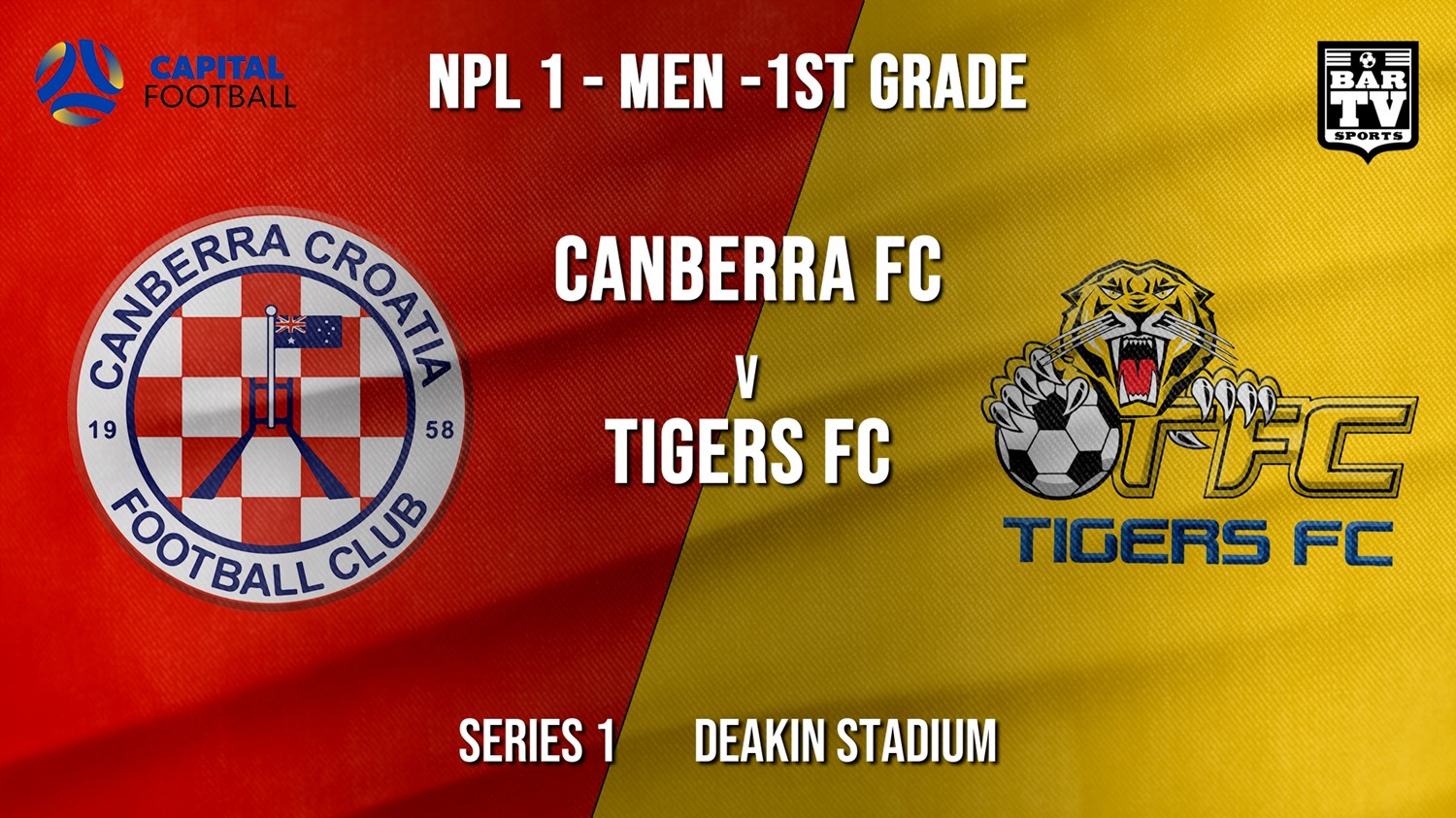 NPL - CAPITAL Series 1 - Canberra FC v Tigers FC Minigame Slate Image