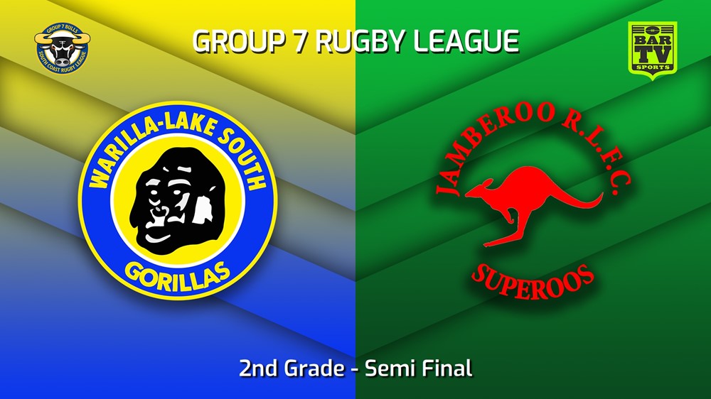 220903-South Coast Semi Final - 2nd Grade - Warilla-Lake South Gorillas v Jamberoo Slate Image