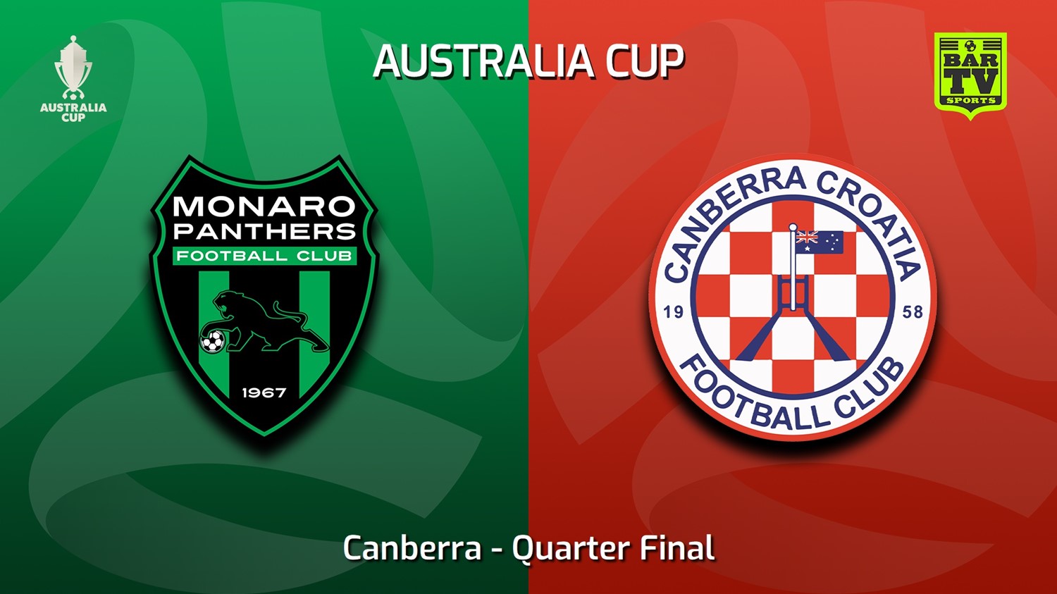 230418-Australia Cup Qualifying Canberra Quarter Final - Monaro Panthers v Canberra Croatia FC Minigame Slate Image