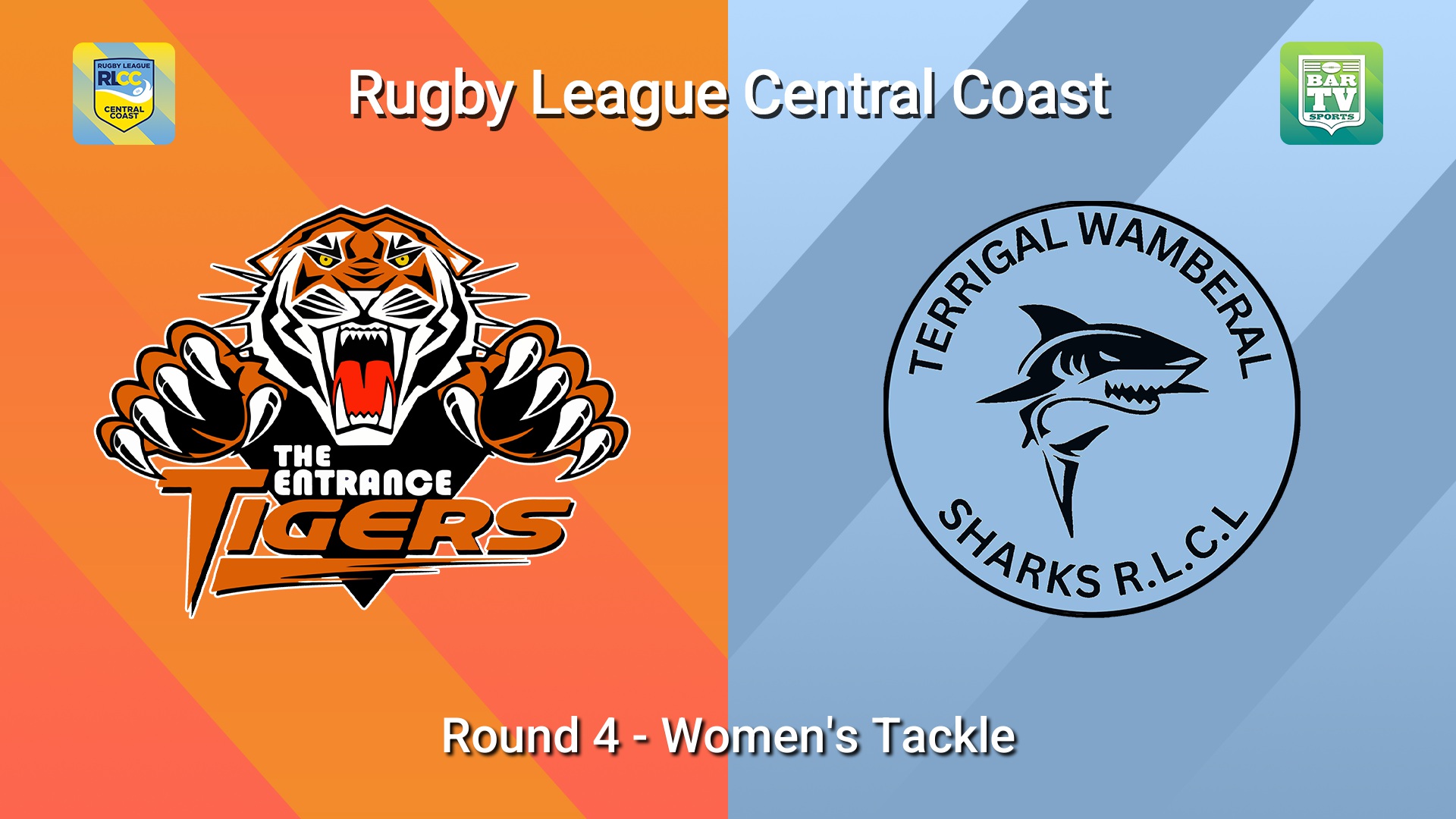 260503-video-RLCC Round 4 - Women's Tackle - The Entrance Tigers v Terrigal Sharks Slate Image