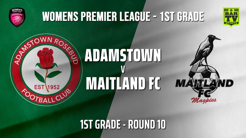 MINI GAME: Herald Women’s Premier League Round 10 - 1st Grade - Adamstown Women v Maitland FC (women) Slate Image