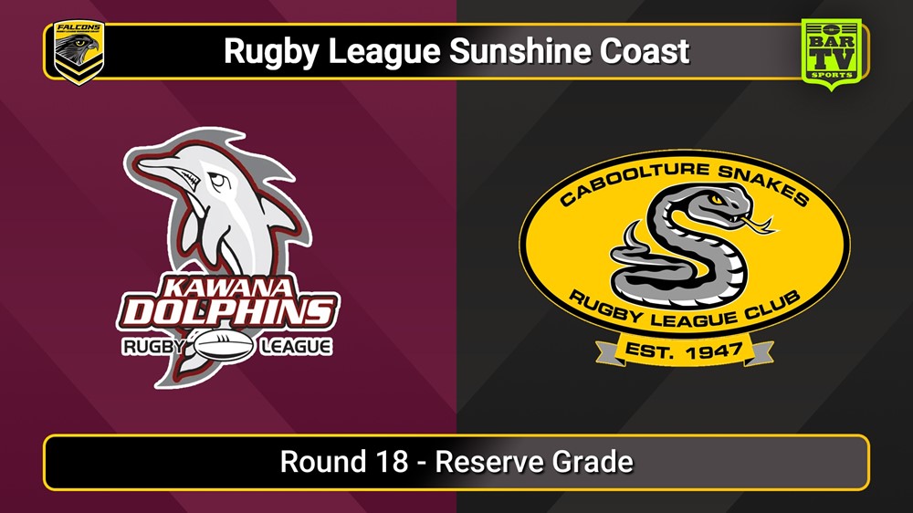 250816-video-Sunshine Coast RL Round 18 - Reserve Grade - Kawana Dolphins v Caboolture Snakes Slate Image