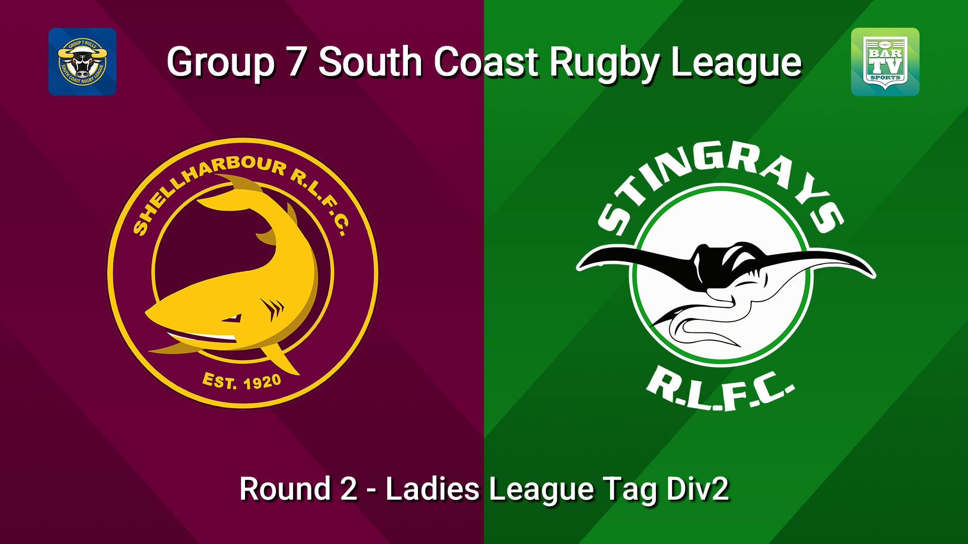 260426-video-South Coast Round 2 - Ladies League Tag Div2 - Shellharbour Sharks v Stingrays of Shellharbour Slate Image