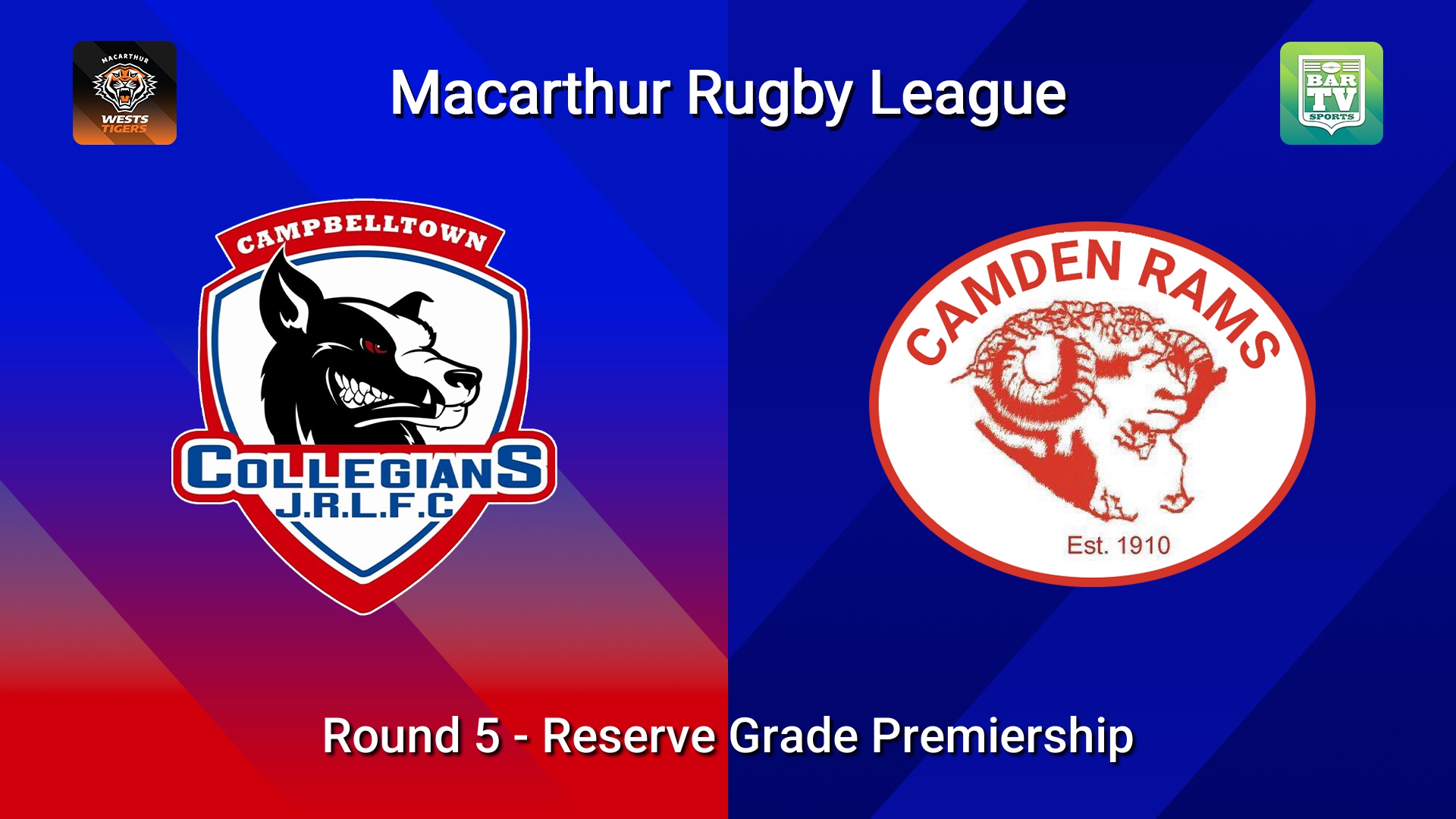 260517-video-Macarthur RL Round 5 - Reserve Grade Premiership - Campbelltown Collegians v Camden Rams Slate Image
