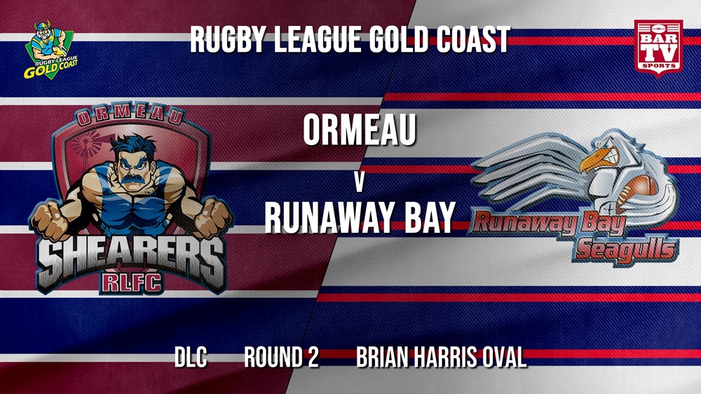 RLGC Round 2 - DLC - Ormeau Shearers v Runaway Bay Slate Image