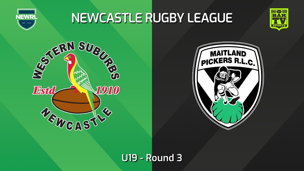 240428-video-Newcastle RL Round 3 - U19 - Western Suburbs Rosellas v Maitland Pickers Slate Image