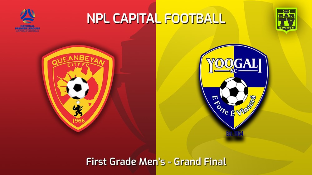 230924-Capital Premier League Grand Final - Queanbeyan City SC v Yoogali SC Slate Image