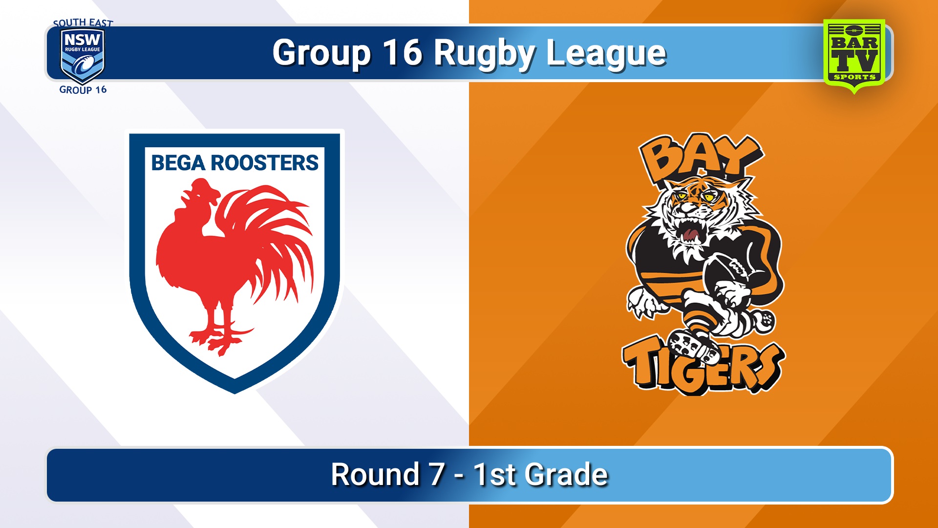 260614-video-Group 16 Rugby League  Round 7 - 1st Grade - Bega Roosters v Bateman's Bay Tigers Slate Image
