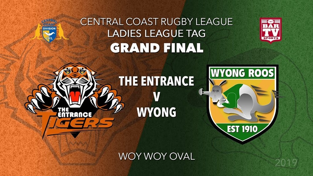 CCRL Grand Final - LLT - The Entrance Tigers v Wyong Roos Slate Image