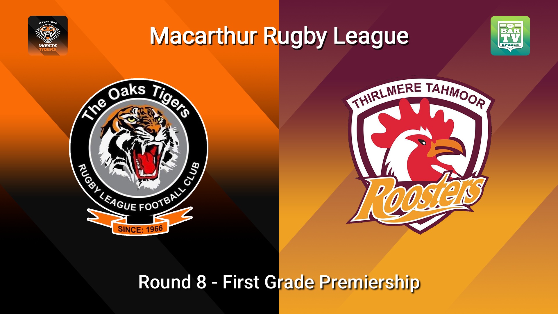 260614-video-Macarthur RL Round 8 - First Grade Premiership - The Oaks Tigers v Thirlmere Roosters Slate Image