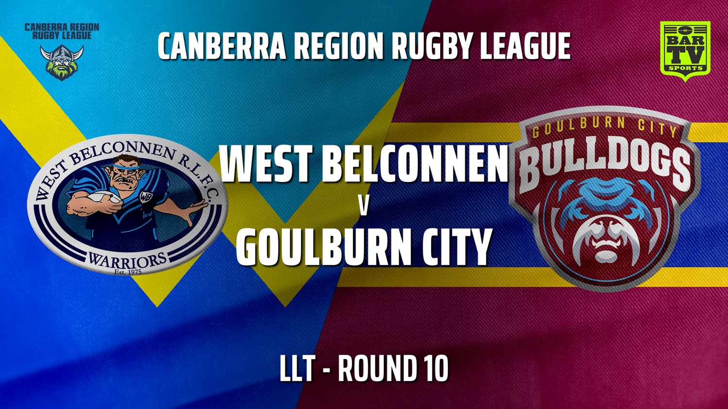 210703-Canberra Round 10 - LLT - West Belconnen Warriors v Goulburn City Bulldogs Slate Image