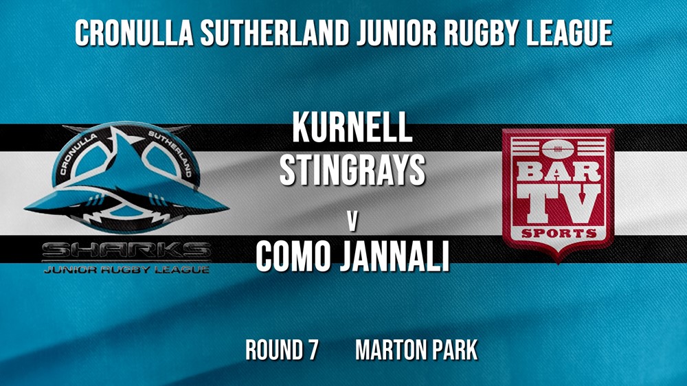 Cronulla JRL Round 7 - U/9 Blue Tag - Kurnell Stingrays v Como Jannali Crocodiles Slate Image