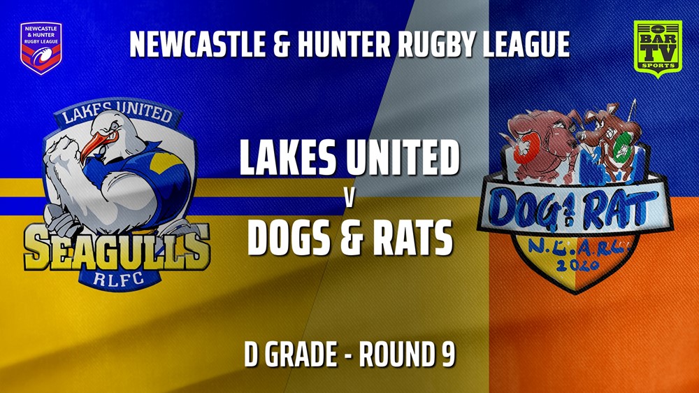 MINI GAME: NHRL Round 9 - D Grade - Lakes United v New Lambton Dogs & Rats Slate Image