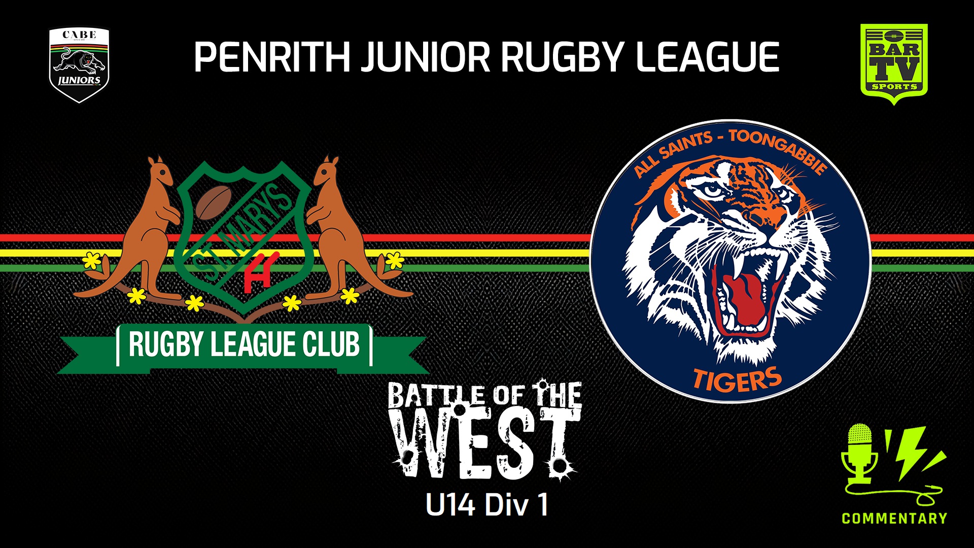 240914-video-Penrith & District Junior Rugby League Battle Of The West - U14 Div 1 - St Marys v All Saints Toongabbie Slate Image