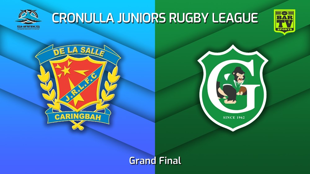 230826-Cronulla Juniors Grand Final - U13 Gold - De La Salle v Gymea Gorillas Minigame Slate Image
