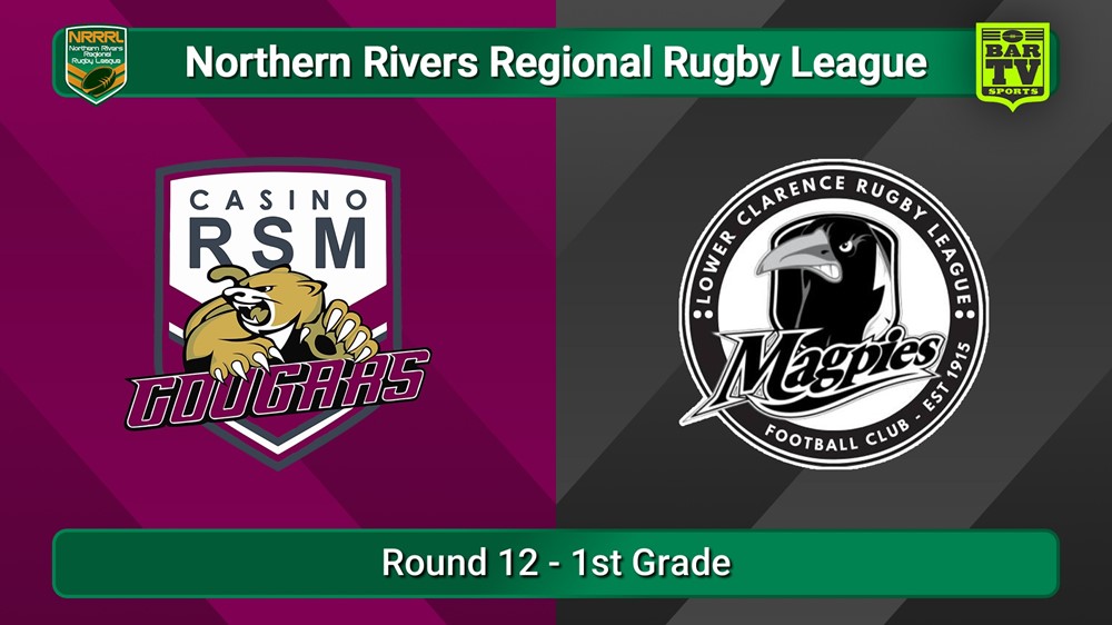 250712-video-Northern Rivers Round 12 - 1st Grade - Casino RSM Cougars v Lower Clarence Magpies Slate Image