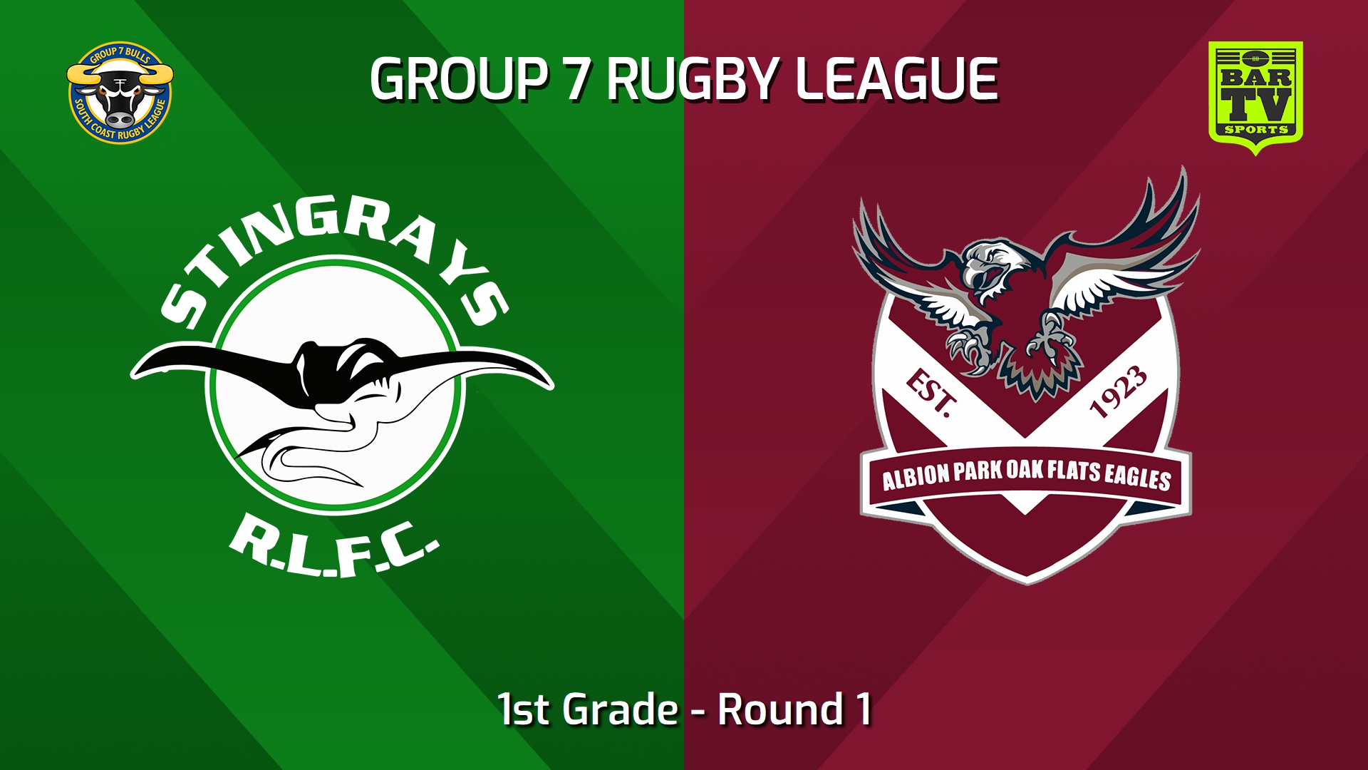 240714-video-South Coast Round 1 - 1st Grade - Stingrays of Shellharbour v Albion Park Oak Flats Eagles Slate Image