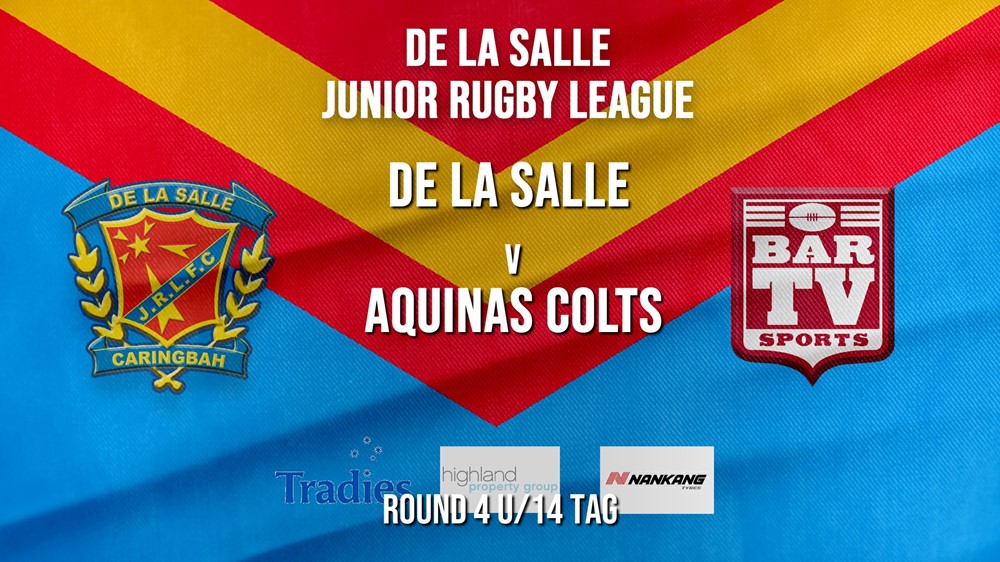 De La Salle Round 4 U/14 Tag - De La Salle v Aquinas Colts Slate Image