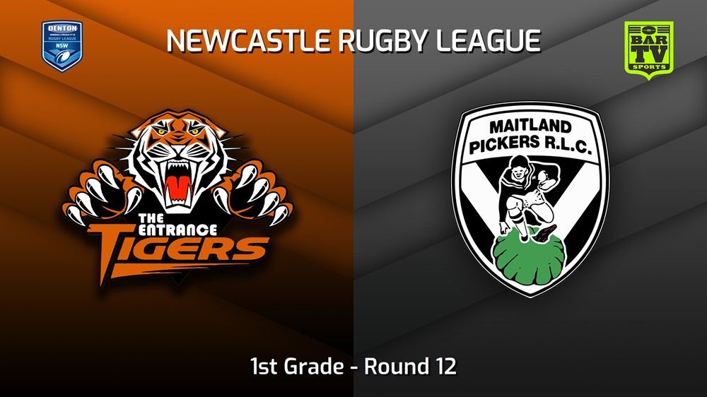 220619-Newcastle Round 12 - 1st Grade - The Entrance Tigers v Maitland Pickers Slate Image