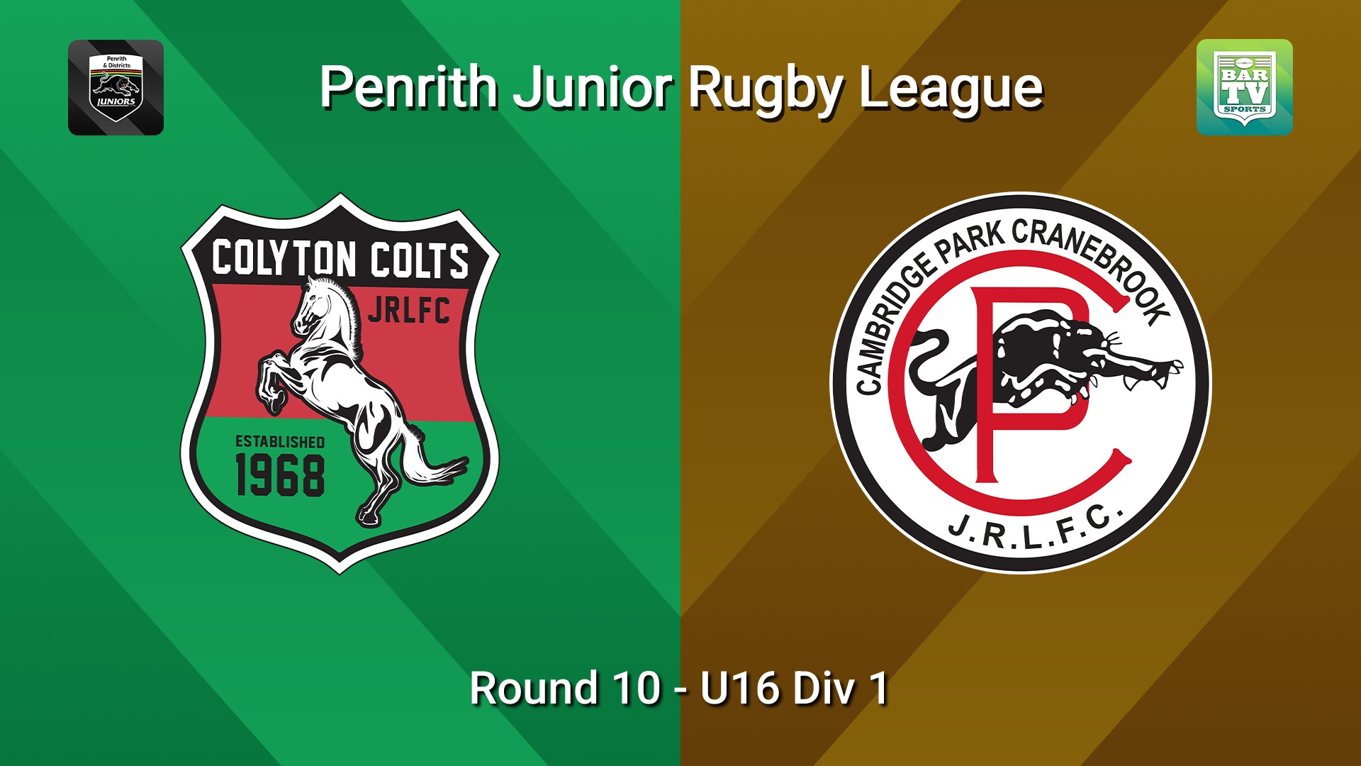 260704-video-Penrith & District Junior Rugby League Round 10 - U16 Div 1 - Colyton v Cambridge Park Slate Image