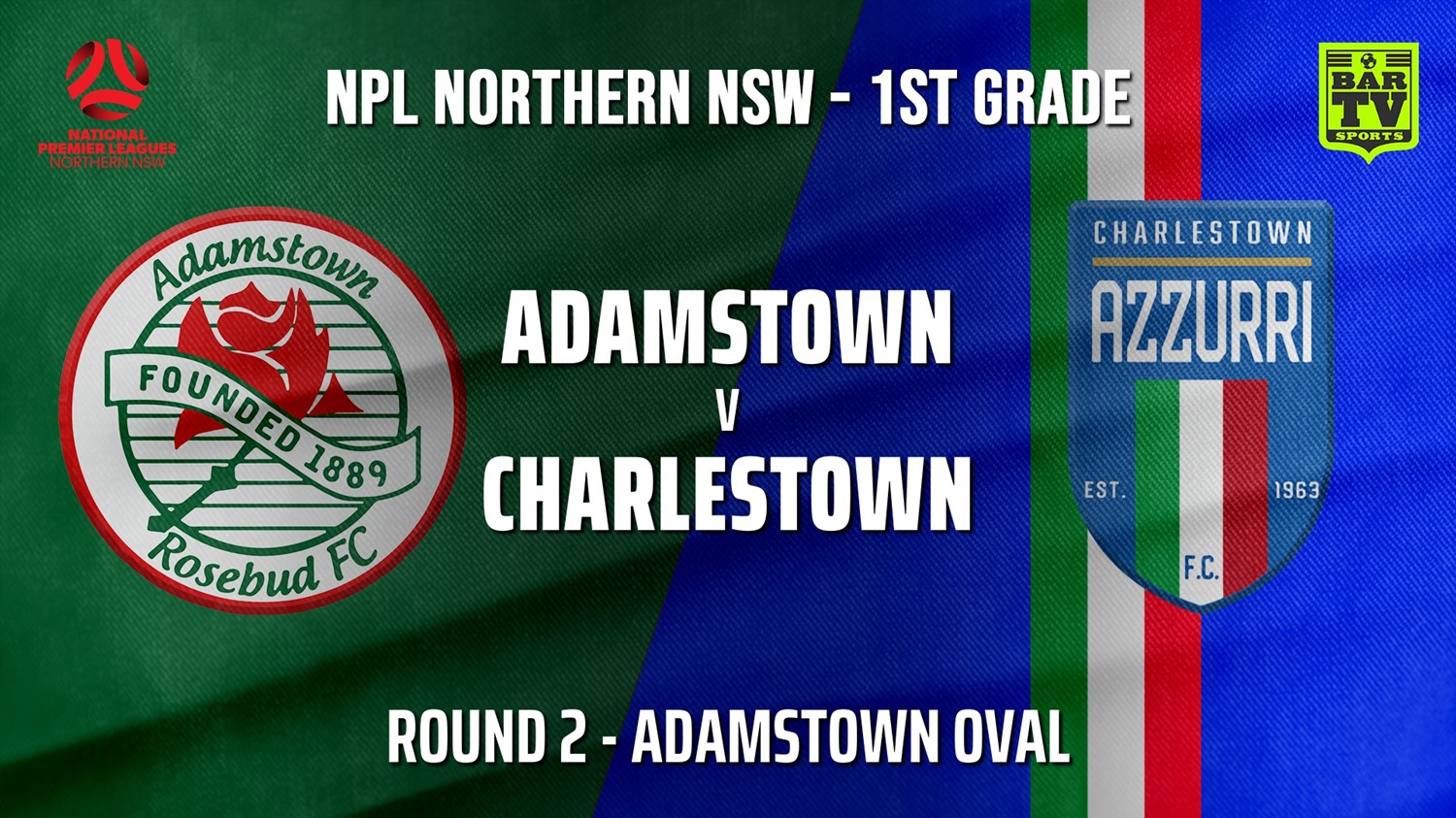 NPL - NNSW Round 2 - Adamstown Rosebud FC v Charlestown Azzurri Minigame Slate Image