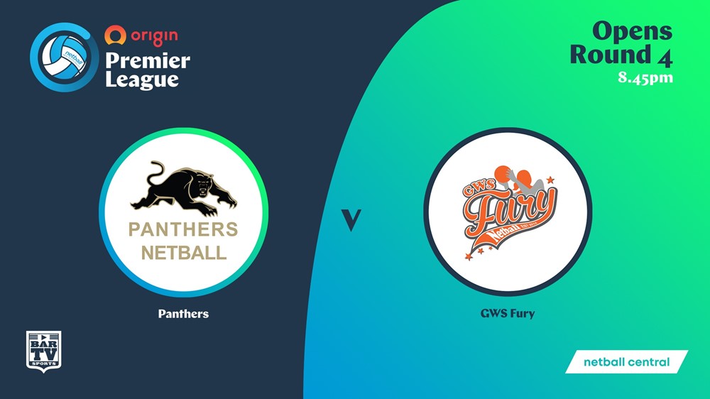 NSW Prem League Round 4 - Opens - Panthers v GWS Fury Minigame Slate Image