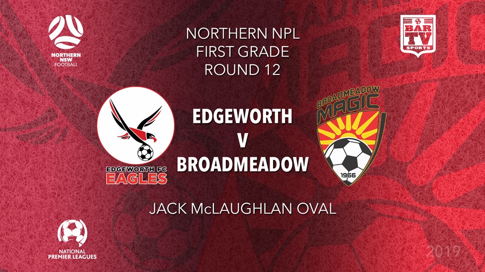 NPL - NNSW Round 12 - Edgeworth Eagles FC v Broadmeadow Magic FC Slate Image