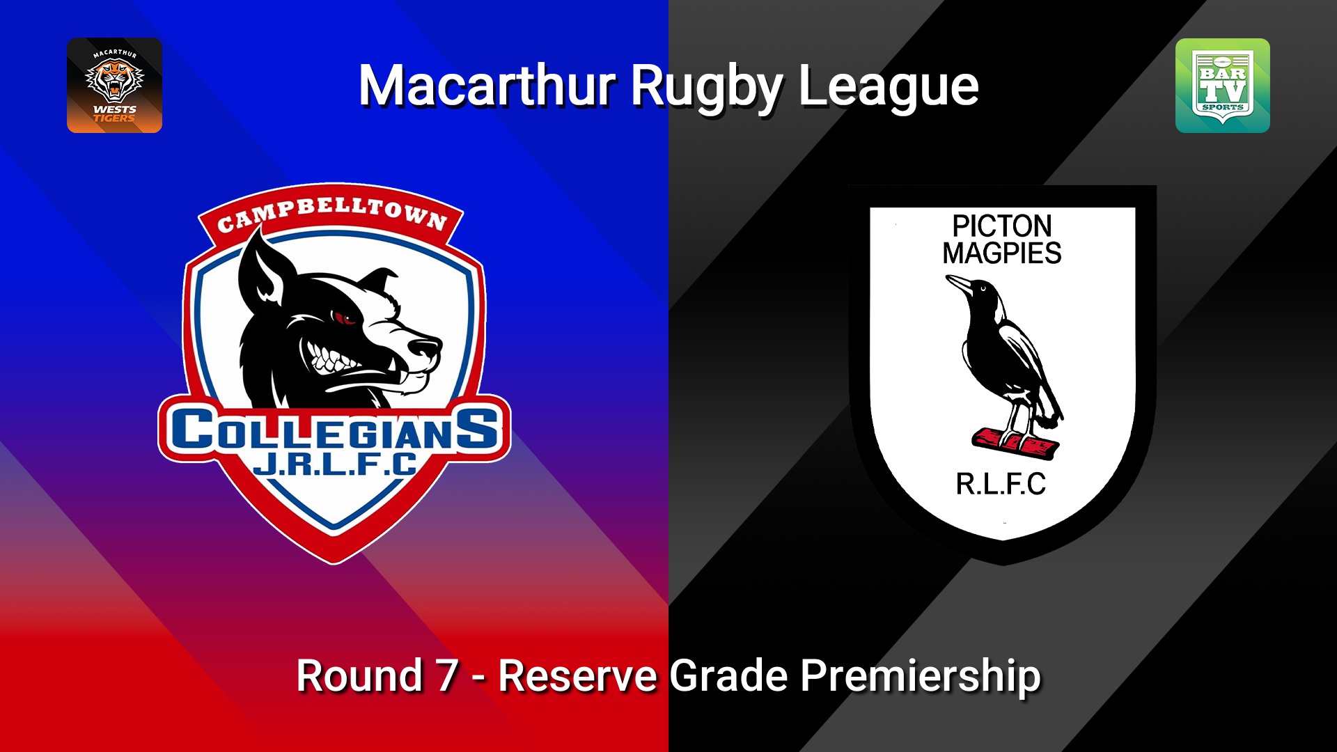 260531-video-Macarthur RL Round 7 - Reserve Grade Premiership - Campbelltown Collegians v Picton Magpies Slate Image