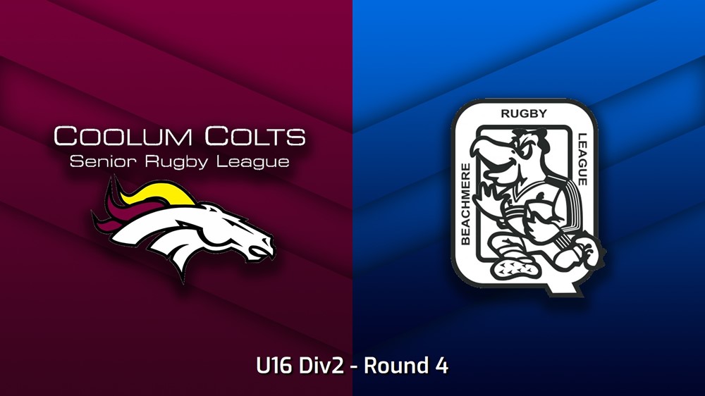 230428-Sunshine Coast Junior Rugby League Round 4 - U16 Div2 - Coolum Colts v Beachmere Pelicans Minigame Slate Image