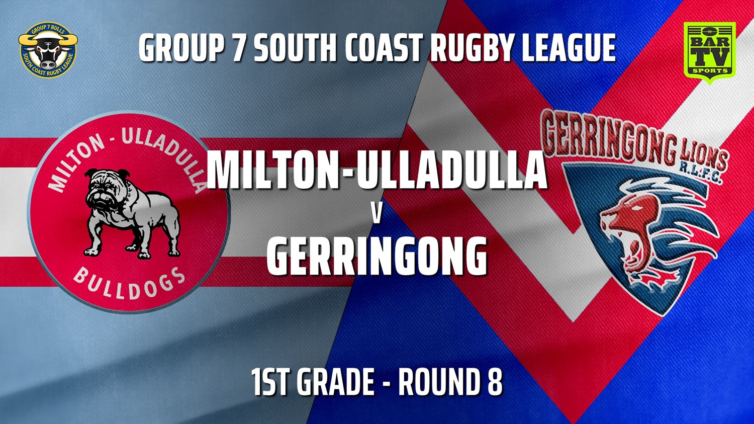 210606-Group 7 RL Round 8 - 1st Grade - Milton-Ulladulla Bulldogs v Gerringong Slate Image
