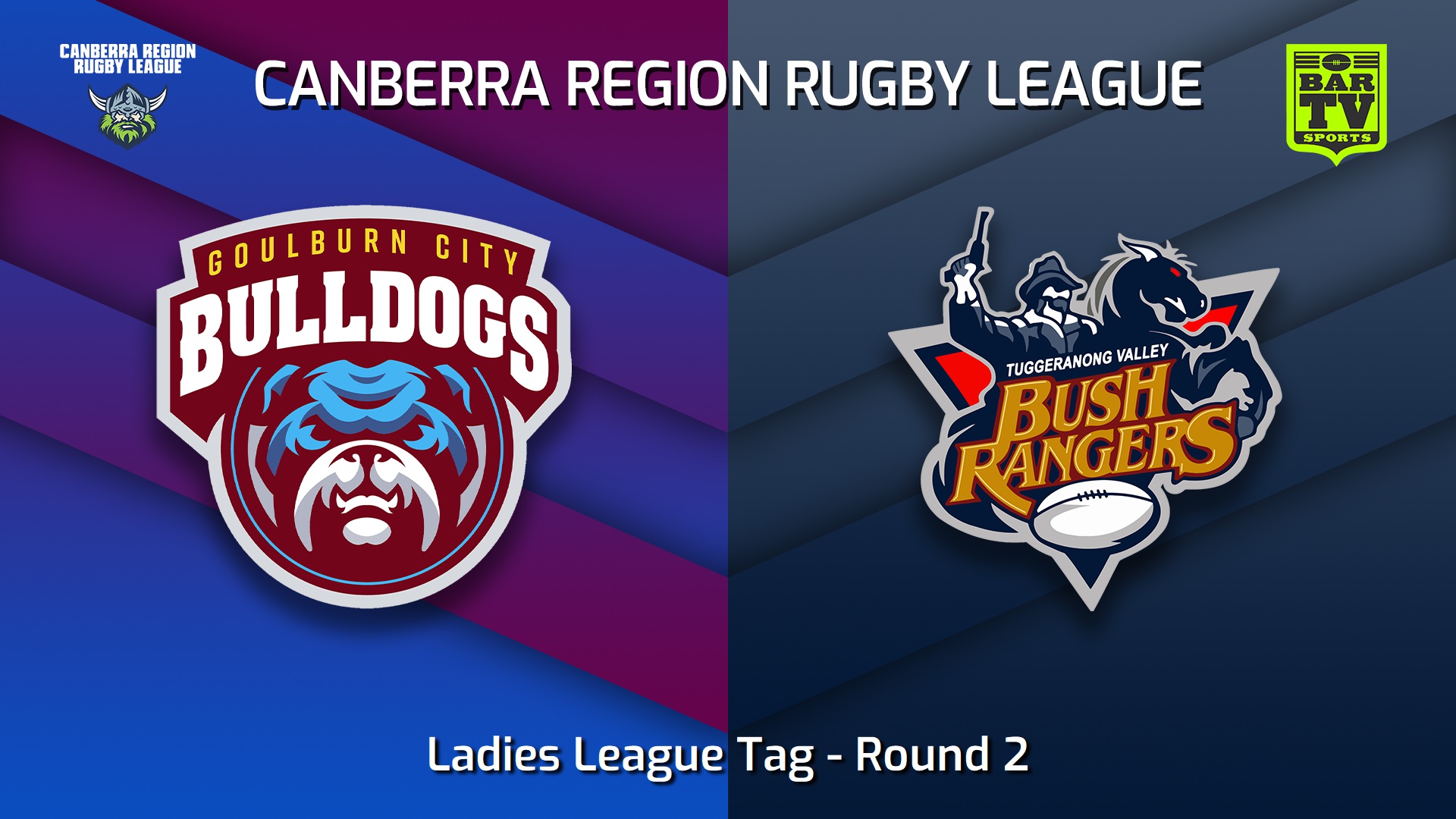 230422-Canberra Round 2 - Ladies League Tag - Goulburn City Bulldogs v Tuggeranong Bushrangers Slate Image