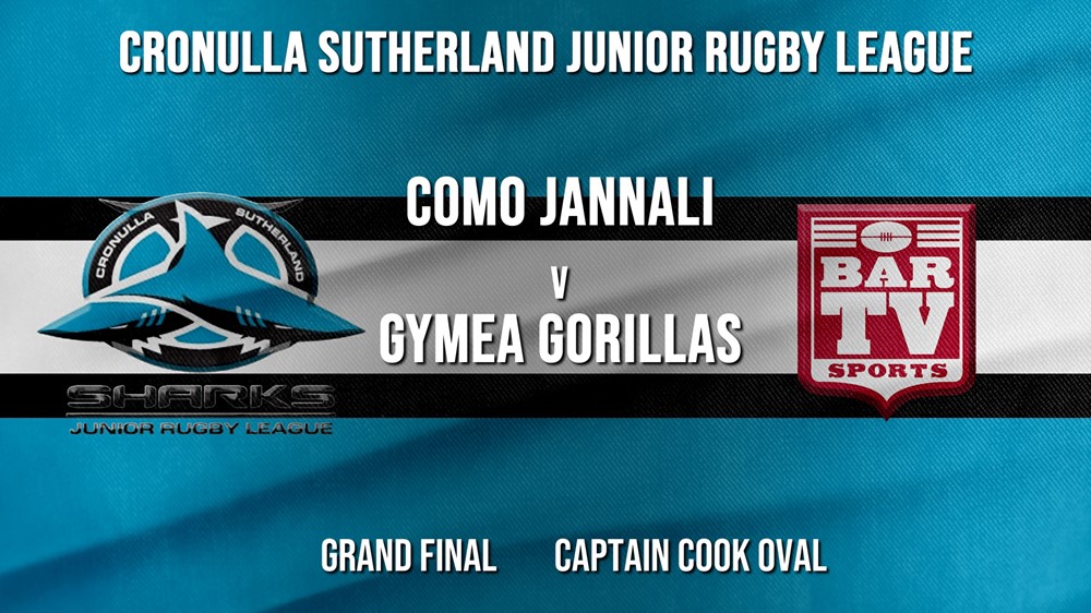 Cronulla JRL Grand Final - Blue Tag U/16s - Como Jannali Crocodiles v Gymea Gorillas Slate Image