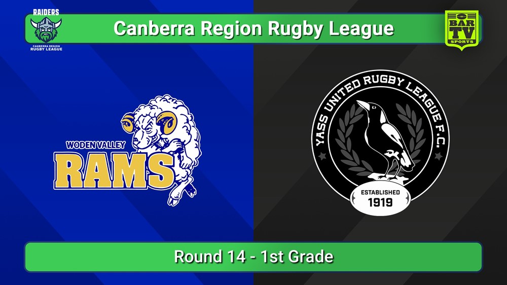 250719-video-Canberra Round 14 - 1st Grade - Woden Valley Rams v Yass Magpies Slate Image