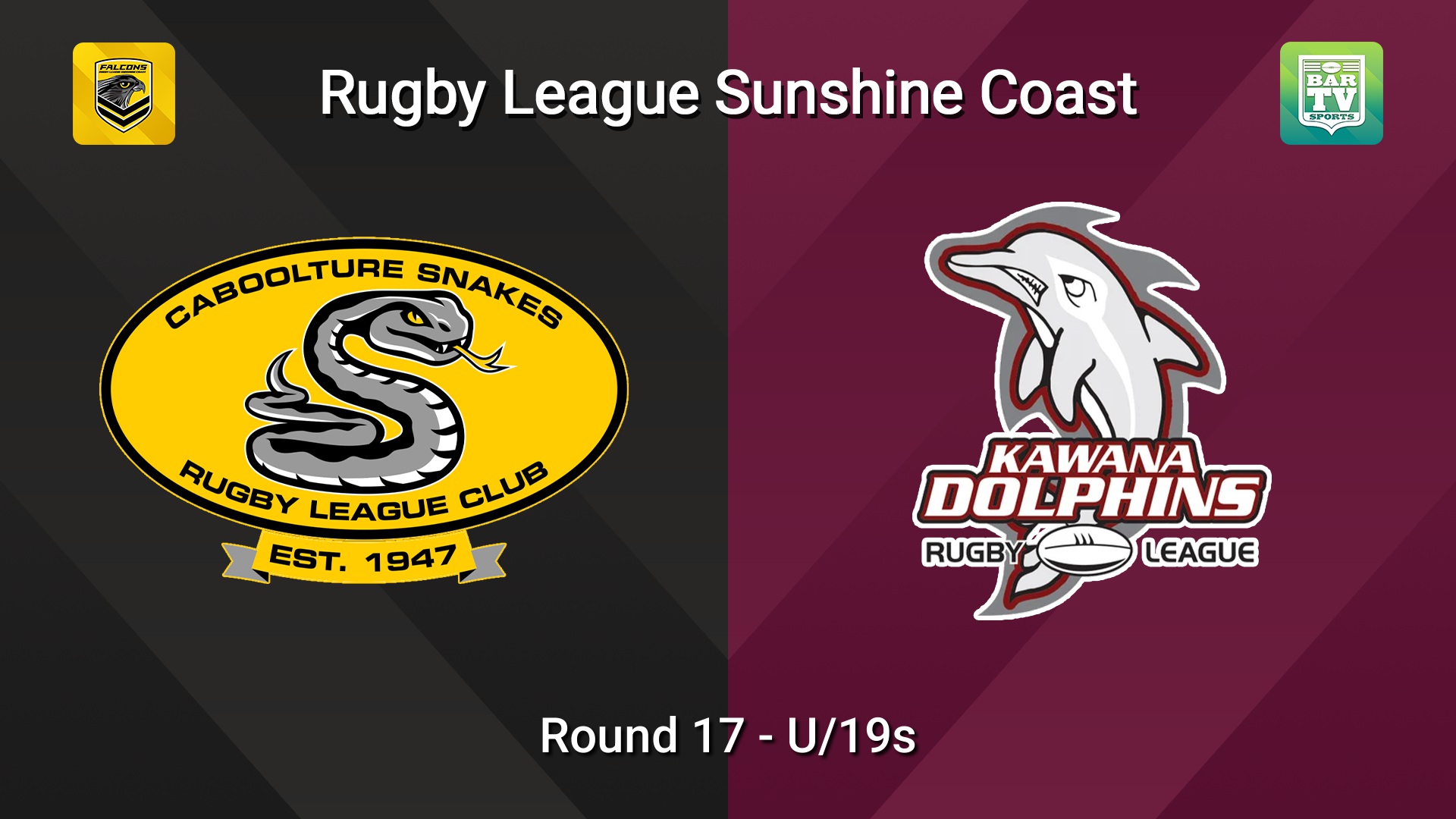 260808-video-Sunshine Coast RL Round 17 - U/19s - Caboolture Snakes v Kawana Dolphins Slate Image