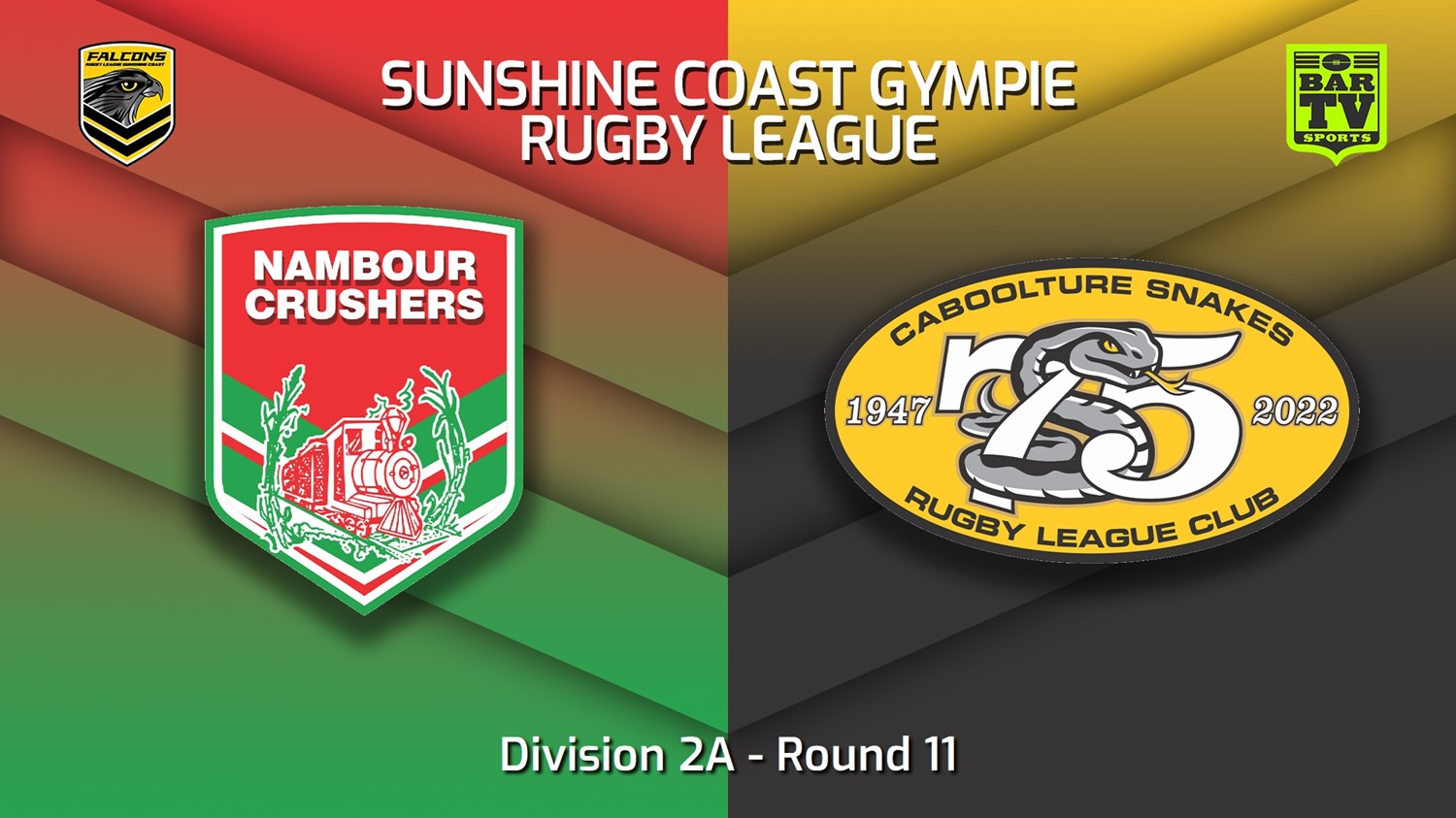 220702-Sunshine Coast RL Round 11 - Division 2A - Nambour Crushers v Caboolture Snakes Slate Image