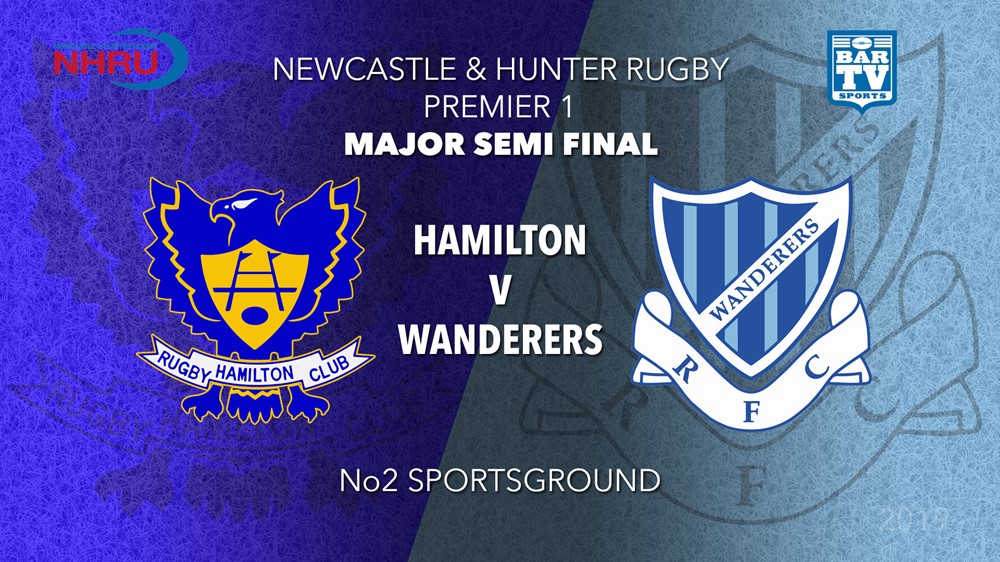 NHRU Major Semi Final - Premier 1 - Hamilton Hawks v Wanderers Slate Image